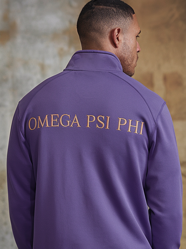 Omega Psi Phi ‘1911’ Quarter Zip Pullover - Image 3
