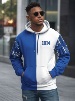 Phi Beta Sigma African Patchwork Hoodie