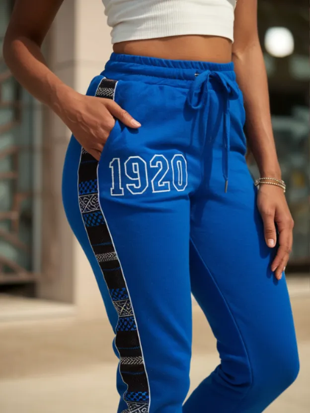 Zeta Phi Beta African Side Seam Joggers
