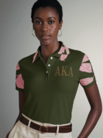Alpha Kappa Alpha Pattern Polo