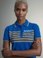 Sigma Gamma Rho Royal Stripe Polo