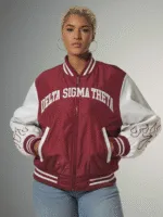 Delta Sigma Theta Torch Wisdom Bomber Jacket