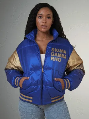 Sigma Gamma Rho Greater Progress Puffer Jacket