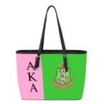Alpha Kappa Alpha Small Leather Bag