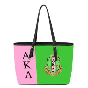 Alpha Kappa Alpha Small Leather Bag