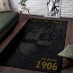 Alpha Phi Alpha Founding Year Area Rug