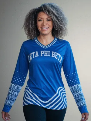 Zeta Phi Beta Heritage Wave Performance Long Sleeve