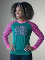 Alpha Kappa Alpha Heritage Harmony Long Sleeve Performance Shirt