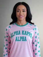 Alpha Kappa Alpha Ivy Elegance Long Sleeve Performance Shirt