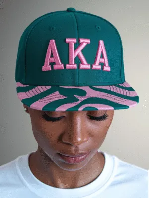 Alpha Kappa Alpha Embroidered Snapback