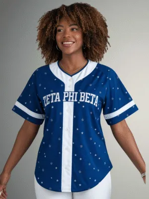Zeta Phi Beta Heritage Blue 1920 Baseball Jersey