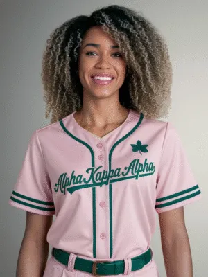Alpha Kappa Alpha Legacy Ivy Baseball Jersey