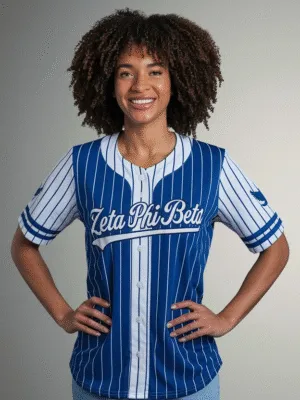 Zeta Phi Beta Royal Legacy 1920 Baseball Jersey