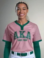 Alpha Kappa Alpha Heritage Diamond Baseball Jersey