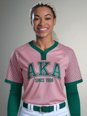 Alpha Kappa Alpha Heritage Diamond Baseball Jersey