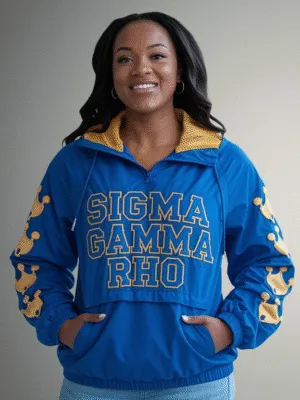 Sigma Gamma Rho Royal Windbreaker