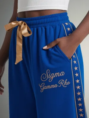 Sigma Gamma Rho Royal Rhythm Wide-Leg Loungers