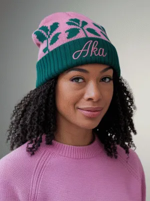 Alpha Kappa Alpha Ivy Elegance Knit Beanie