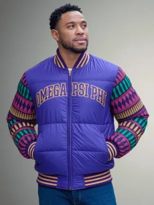 Omega Psi Phi Kent Puffer Jacket