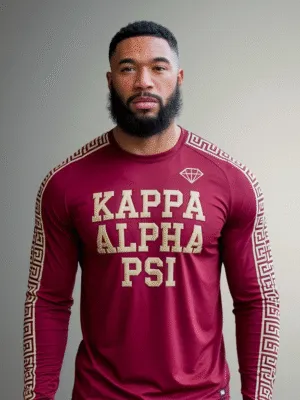 Kappa Alpha Psi Heritage Stride Long Sleeve Performance Shirt