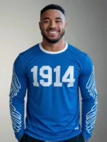 Phi Beta Sigma Heritage Flight Long Sleeve Performance Shirt