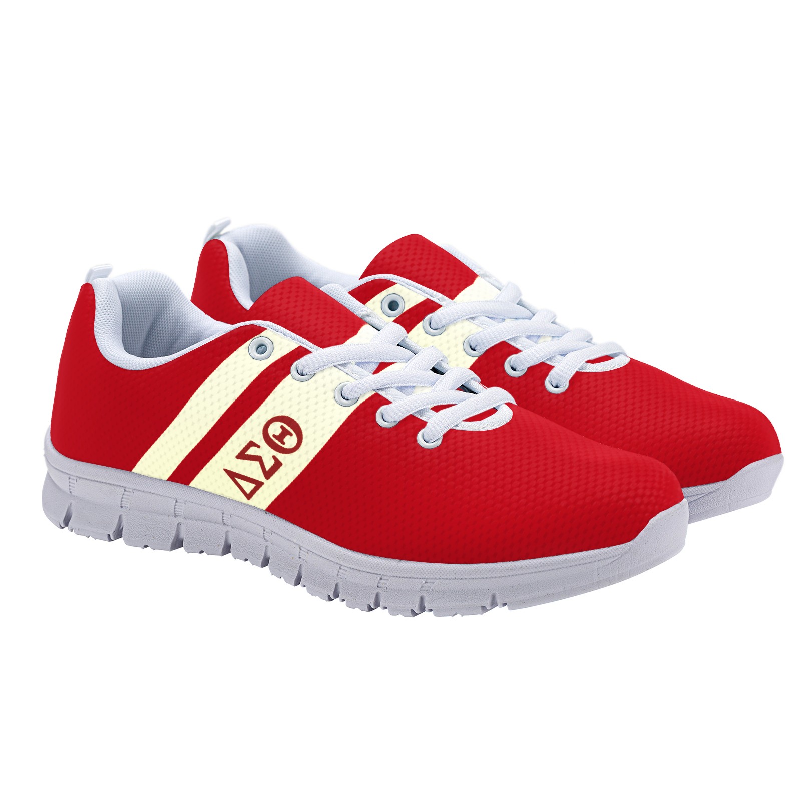 Delta Sigma Theta Greek Emblem Sneakers - Image 3