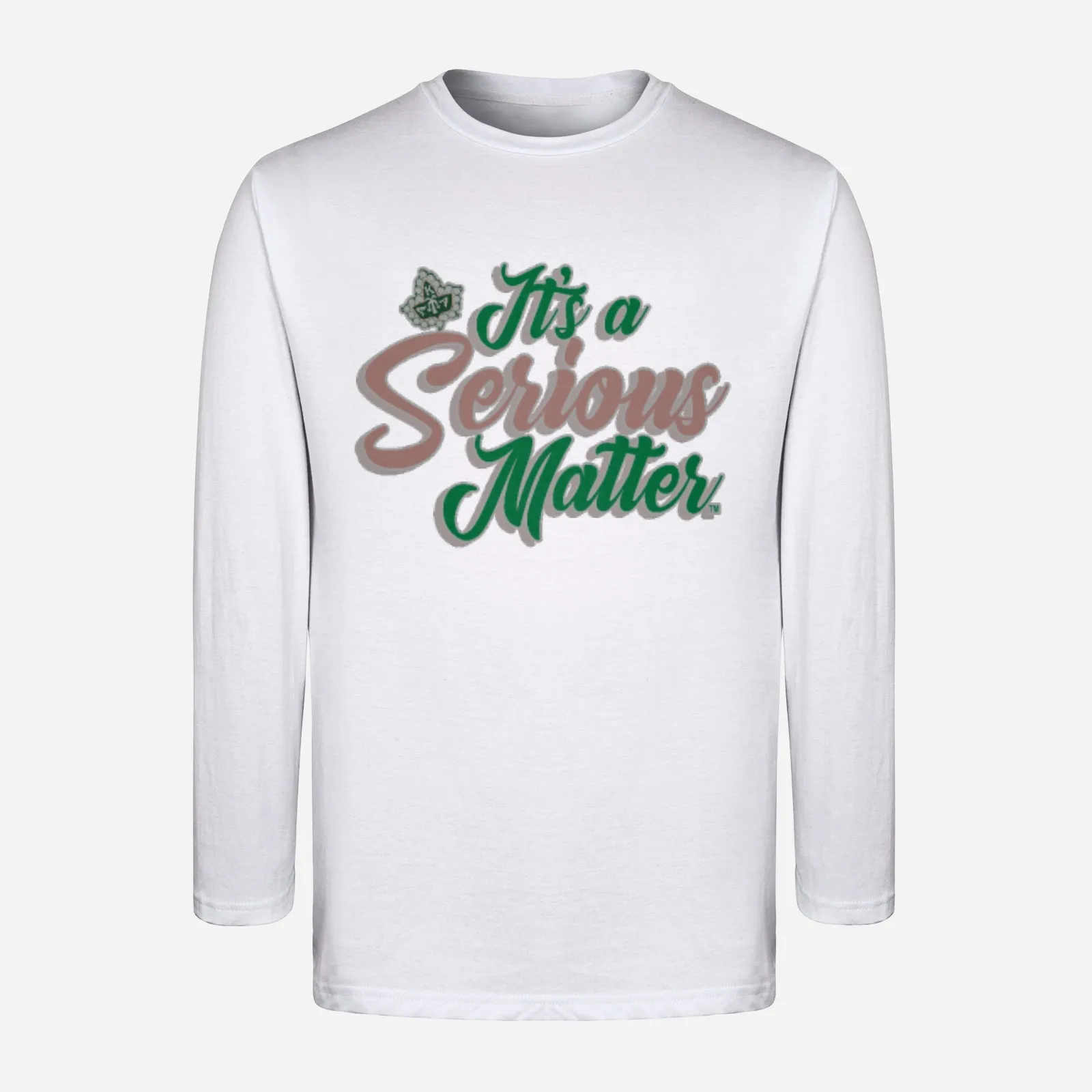 Alpha Kappa Alpha It’s A Serious Matter Long Sleeve - Image 2