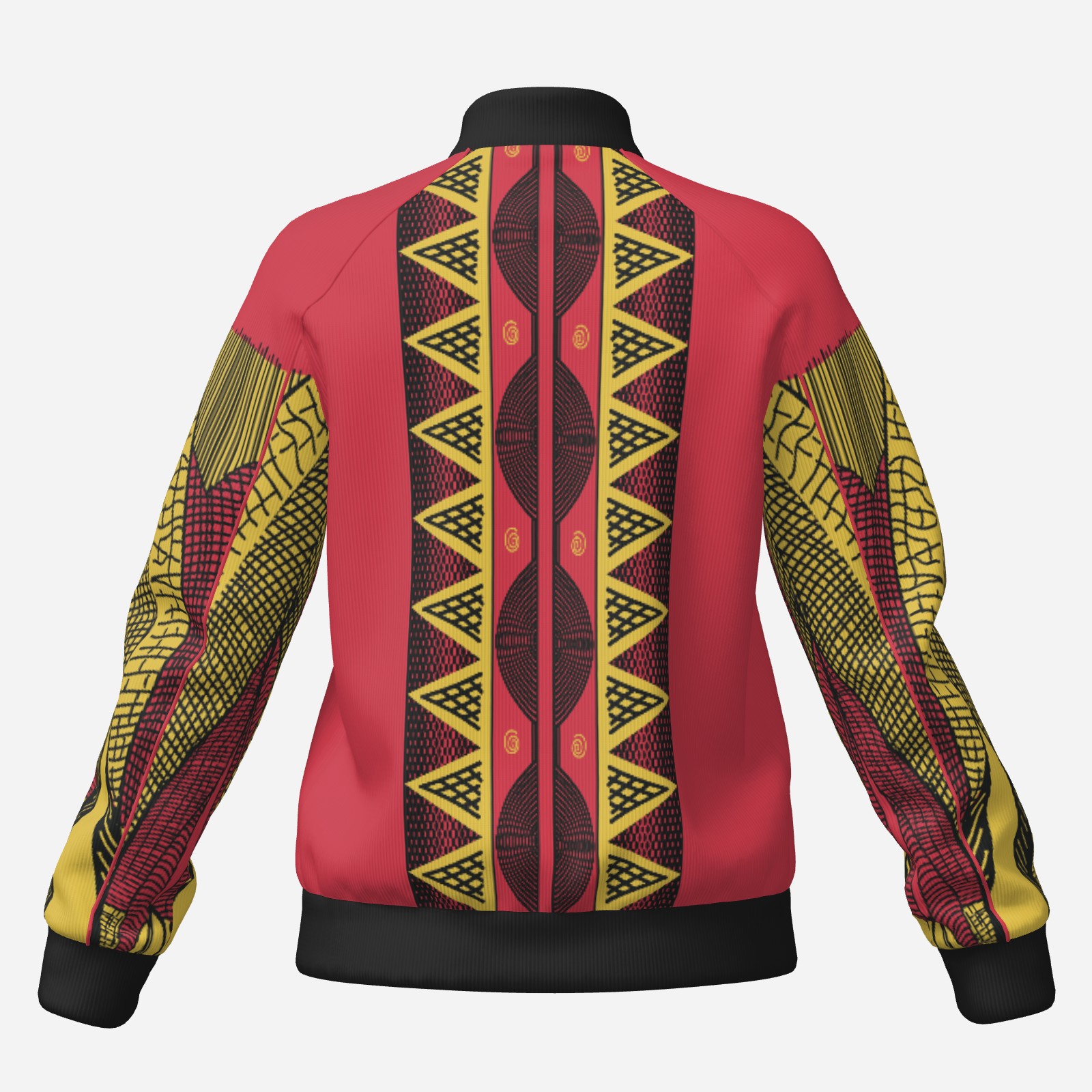 Delta Sigma Theta Ankara Bomber Jacket - Image 4