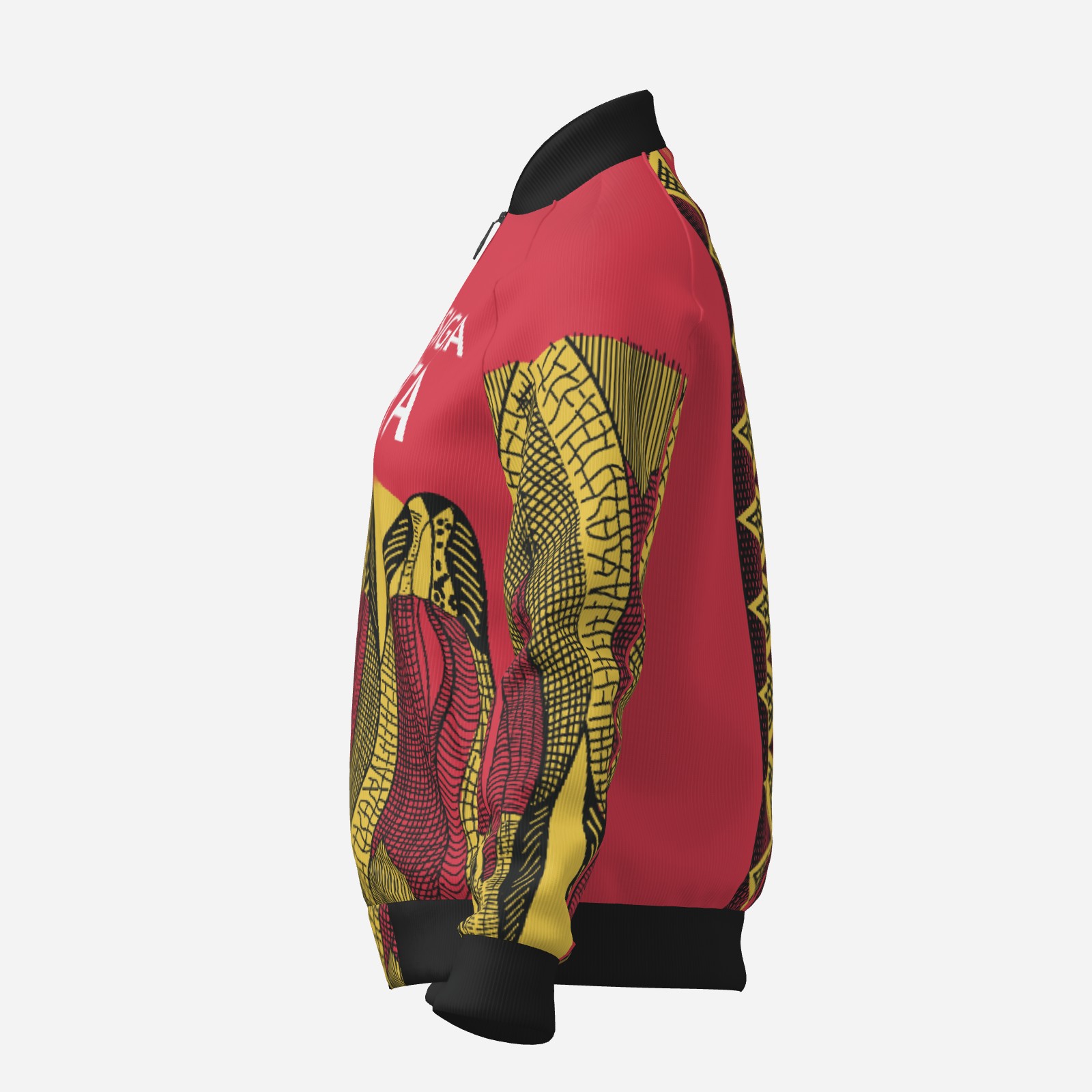 Delta Sigma Theta Ankara Bomber Jacket - Image 5