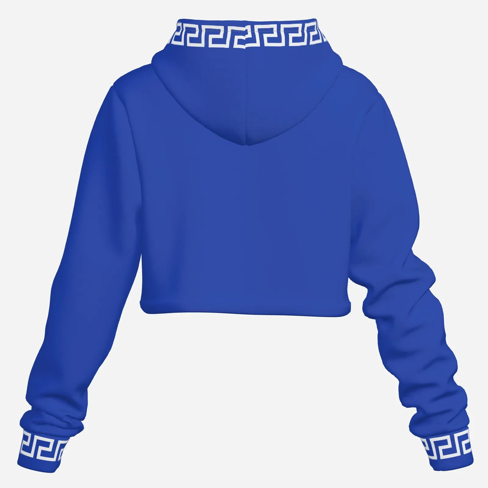 Zeta Phi Beta Cropped Hoodie with Greek Letters - Image 4