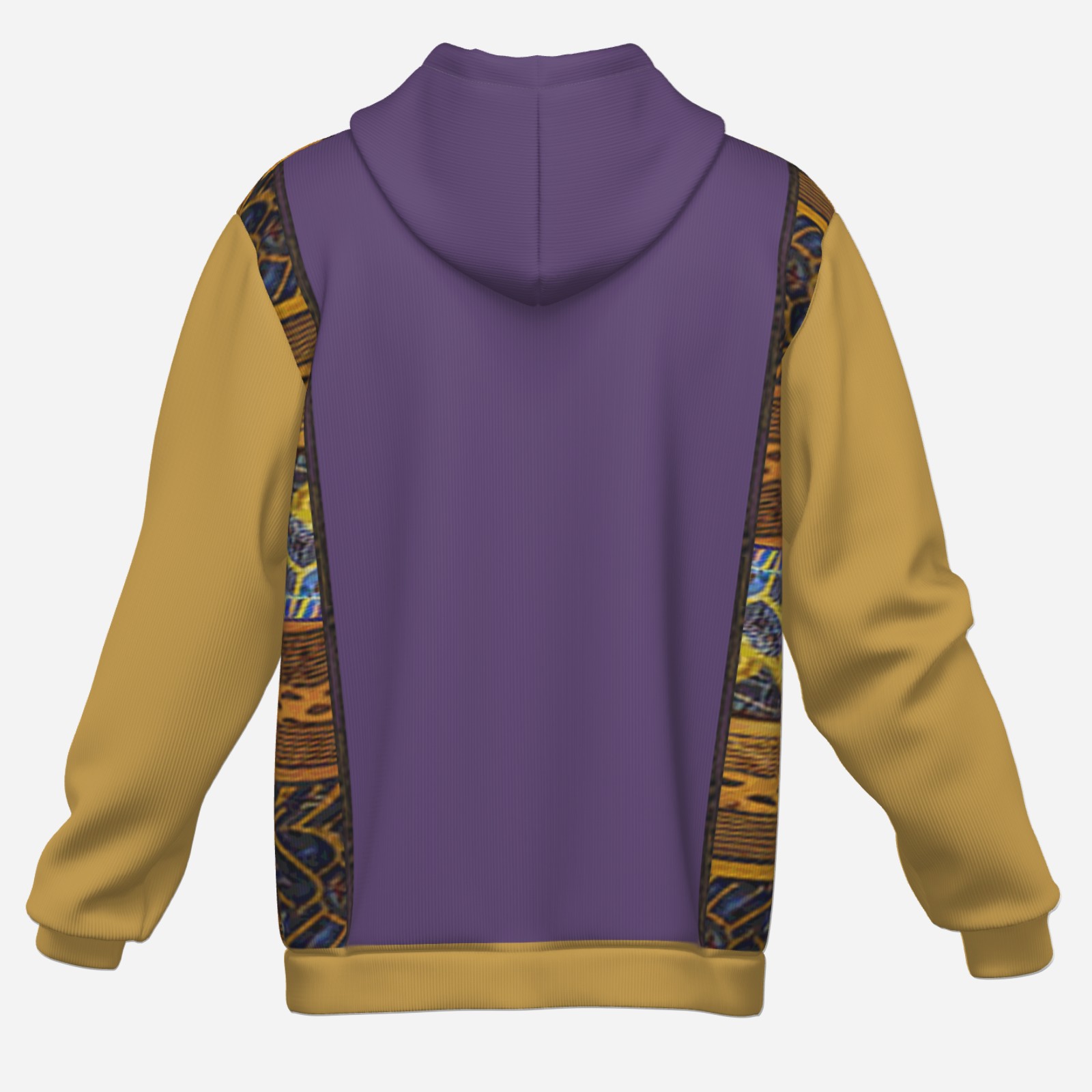 Omega Psi Phi African Patchwork Hoodie - Image 4