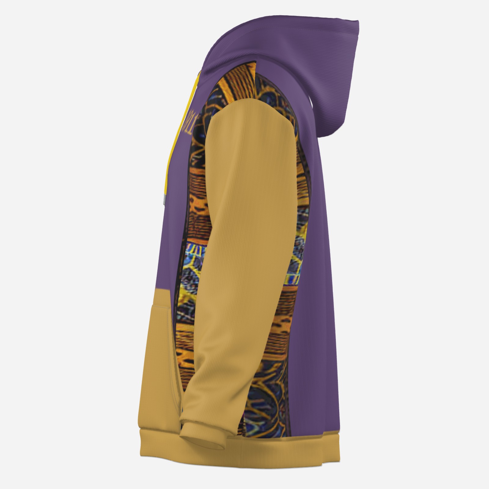 Omega Psi Phi African Patchwork Hoodie - Image 5