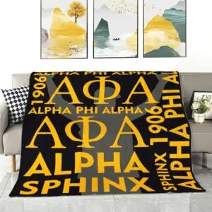 Alpha Phi Alpha Founding Year Blanket