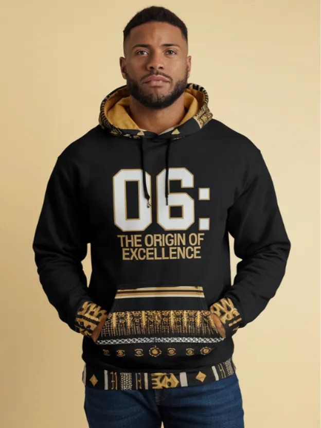 Alpha Phi Alpha African Cuff Hoodie