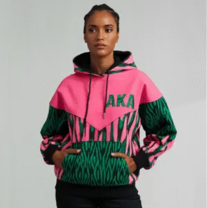 Alpha Kappa Alpha Zebra Hoodie