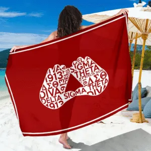 Delta Sigma Theta Hand Sign Sarong