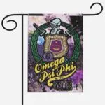 Omega Psi Phi Fraternity Flag