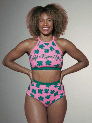 Alpha Kappa Alpha Ivy Elegance Two Piece Bathing Suit