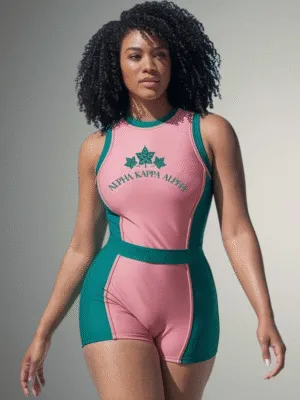 Alpha Kappa Alpha Pretty Summer One-Piece Swimsuit