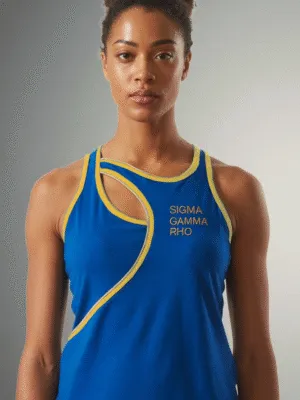 Sigma Gamma Rho Golden Legacy Embroidered Tank