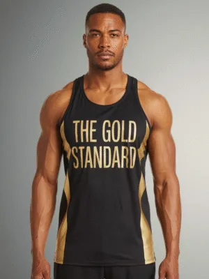 Alpha Phi Alpha Gold Heritage Muscle Tank