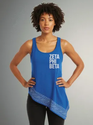 Zeta Phi Beta Heritage Blue Breeze Tank Top