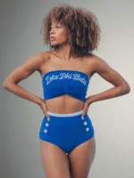 Zeta Phi Beta "Nautical Grace" Two-Piece Swimsuit