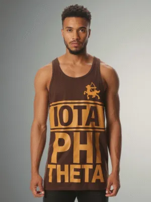 Iota Phi Theta Heritage Stripes Cotton Tank Top