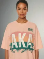 Alpha Kappa Alpha Sorority Sunset Summer T-Shirt