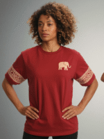 Delta Sigma Theta Crimson Heritage Embroidered Tee