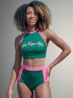 Alpha Kappa Alpha Ivy Elegance Two Piece Bathing Suit