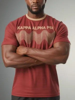Kappa Alpha Psi Crimson Wave Summer T-Shirt