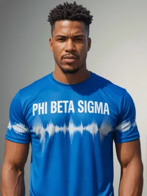 Phi Beta Sigma Blue Rhythm Summer T-Shirt