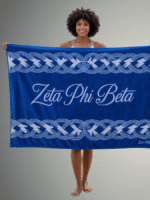 Zeta Phi Beta Finer Legacy Beach Towel